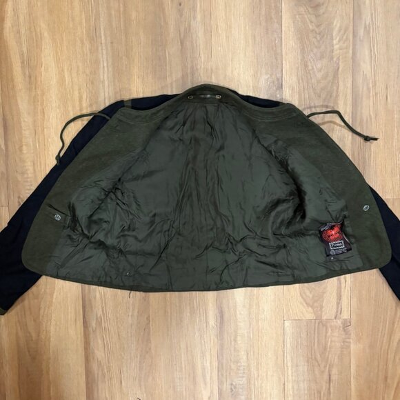 Vintage Austrian Loden Wool Blazer – Cropped Pure Wool Jacket EU 36 - Picture 5 of 7